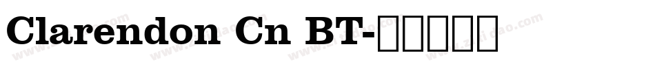Clarendon Cn BT字体转换